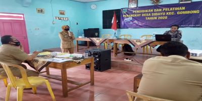 Pendidikan dan Pelatihan Perangkat Desa Sidayu Kecamatan Gombong Tahun 2020